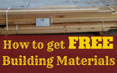 see also. . Free building materials craigslist